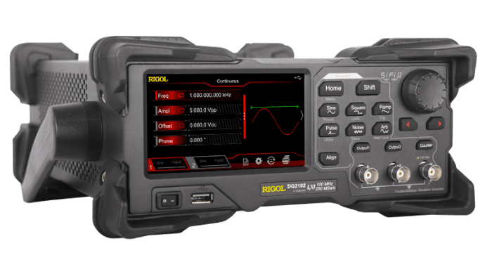 Rigol DG2072 Funktiogeneraattori/vapaan aaltomuodon generaattori 70MHz - Image 2