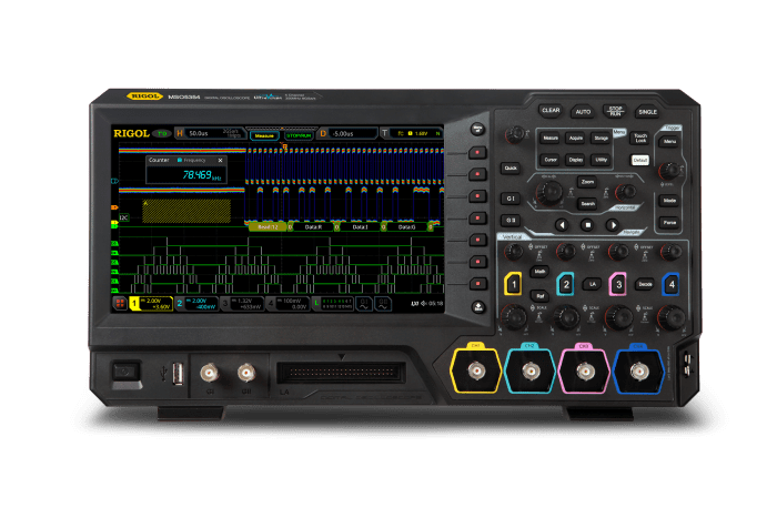 Rigol MSO5072 8GSa/s 70MHz Sekasignaali-Oskilloskooppi