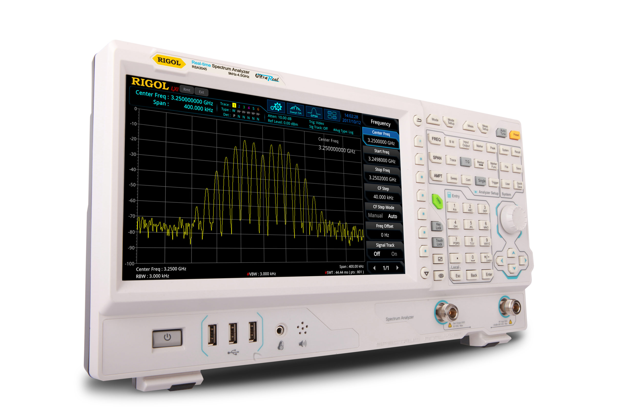 Rigol RSA3030 3.0GHz Reaaliaikainen spektrianalysaattori Rigol RSA3030 3.0GHz reaalajas spektrianalüsaator