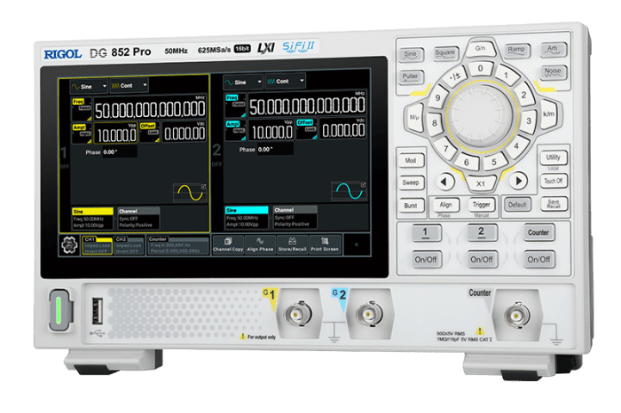 Rigol DG821 Pro Funktiogeneraattori/vapaan aaltomuodon generaattori 25MHz - Image 3