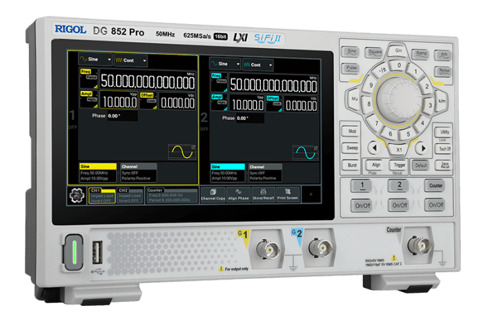 Rigol DG821 Pro Funktiogeneraattori/vapaan aaltomuodon generaattori 25MHz - Image 4