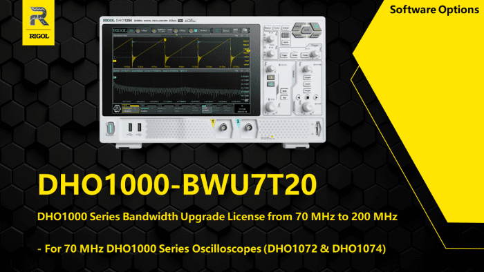 Rigol DHO1000-sarjan optiot - Image 2