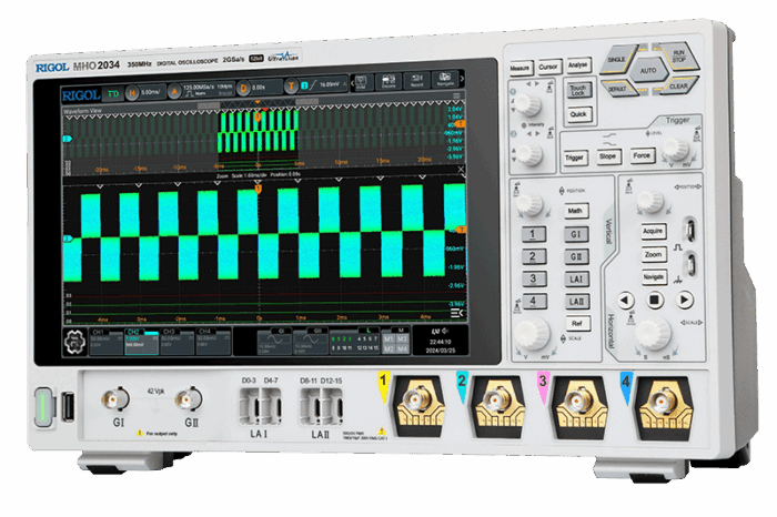Rigol MHO2034 Digitaalinen oskilloskooppi 350MHz - Image 3