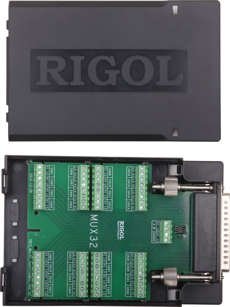 Rigol M3TB32T Rigol M3TB32T -liitäntärasia MC3132-mallin 32-kanavaiselle multiplekserille (lämpötilatestaukseen) - Image 1
